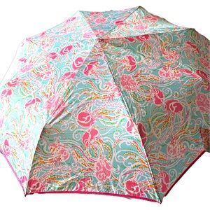 Lilly Pulitzer umbrella Blue Jellies Be Jammin